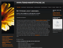 Tablet Screenshot of abnehmenhypnose.de